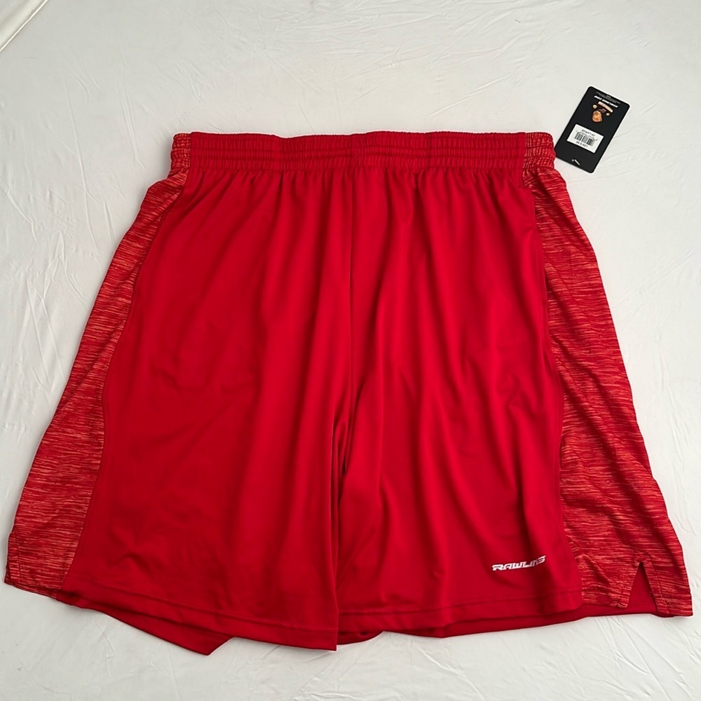 Rawlings red athletic shorts